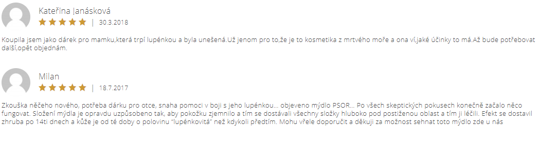 Kosmetika z Mrtvého moře HB diskuse mýdlo na lupénku